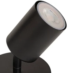 Applique murale/plafonnier Vico noir 10,5x10,5cm - Atmosphera