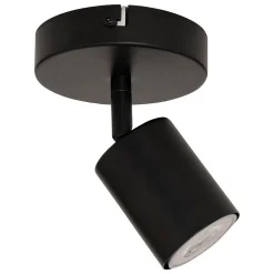 Applique murale/plafonnier Vico noir 10,5x10,5cm - Atmosphera