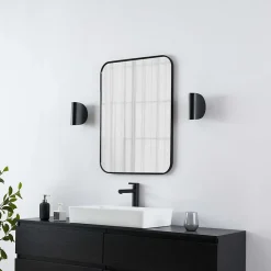 Applique noire aluminium orientable IP54 - Notte