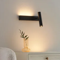 Applique noire tête de lit liseuse droite - Lodvi - DROITE