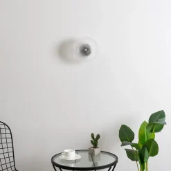 Applique ou plafonnier rosace en verre - Anthemis