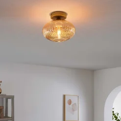 Applique ou spot verre strié multi reflets - Ambrine