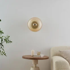 Applique ou spot verre strié multi reflets - Ambrine