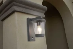 Applique outdoor IP44 Cavado à détecteur