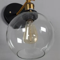 Applique rétro en verre rond - Olivia