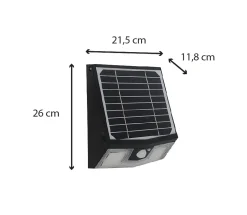 Applique solaire + détecteur IP65 Eos Voltman
