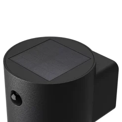 Applique solaire LED extérieur noir 240 lm blanc froid IP44