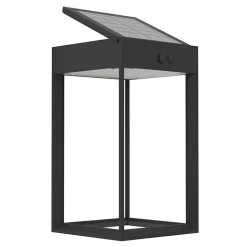 Applique solaire LED intégrée Suzzara noir IP44 800lm Eglo