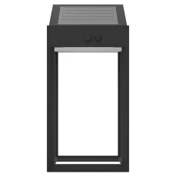 Applique solaire LED intégrée Suzzara noir IP44 800lm Eglo