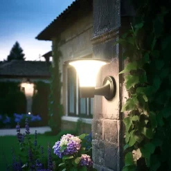 Applique Solaire 2200LM - Éclairage Constant et Détection - Pour Jardin, Allée, Terrasse - Groupe DDC