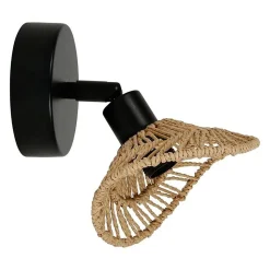 Applique spot orientable corde Ozana naturel