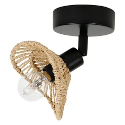 Applique spot orientable corde Ozana naturel