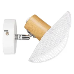 Applique spot orientable métal Hyde blanc