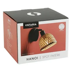 Applique spot orientable bambou Hanoi