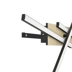 Applique structure en bois Cicuni Eglos noir 240V