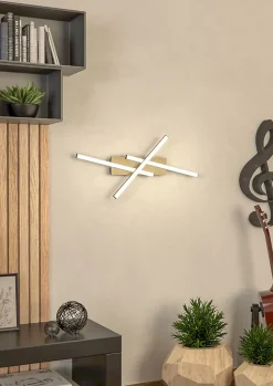 Applique structure en bois Cicuni Eglos noir 240V