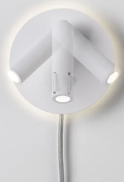 Applique Tabari 3000K 407lm / 100lm 230V 3,2W / 1,2W Blanc Chrome