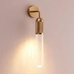 Applique tendance dorée éclairage simple - Hita