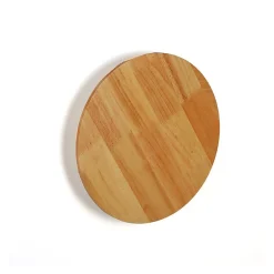 Appliques Muraux LED 26W 30cm en Bois Rond Lumière Indirecte Chaude pour Chambre et Cuisine