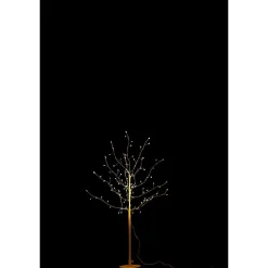 Arbre lumineux branche led blanc en métal 100 cm