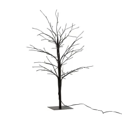Arbre lumineux branche led en métal noir 57x20x20 cm