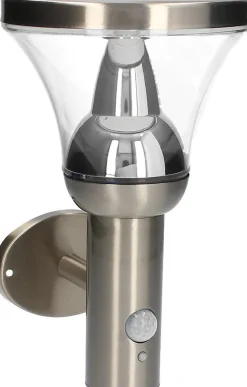 Arlux Lighting Applique Solaire BASTIDE 6W 600lm Detecteur de Mouvement - Inox