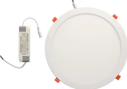 Arlux Lighting Spot encastrable ONYX R2 D.300 24W 2050lm - Blanc Neutre