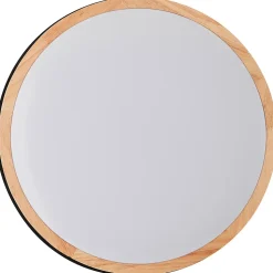 BAARLO Plafonnier noir mat/bois LED intégrée 24W métal/bois/plastique ampoule incluse