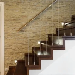 Balise LED saillie Ronde 2W 220V 55 degrés Blanche IP65 pour Escalier - Blanc Chaud 2300K - 3500K - SILAMP