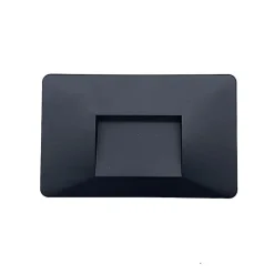 Balise LED saillie 3W 220V 120 degrés Noire IP44 pour Escalier - Blanc Neutre 4000K - 5500K - SILAMP