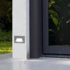 Balise LED saillie 3W 220V 120 degrés Blanche IP44 pour Escalier (Pack de 10) - Blanc Neutre 4000K - 5500K - SILAMP