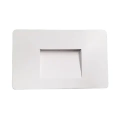 Balise LED saillie 3W 220V 120 degrés Blanche IP44 pour Escalier - Blanc Neutre 4000K - 5500K - SILAMP