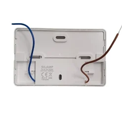 Balise LED saillie 3W 220V 120 degrés Blanche IP44 pour Escalier - Blanc Chaud 2300K - 3500K - SILAMP