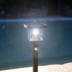 Balise solaire - XANLITE - SO1811N - 600 Lumens - Détecteur de mouvements - Noir