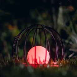 Balise solaire EZIlight Solar deco ball Pack de 4 lampes