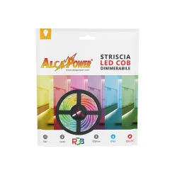 Bande LED COB IP20 5m RVB 12V 15W/MT