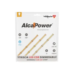 Bande LED COB IP65 monochrome 5m 15W/MT 24V 6000K