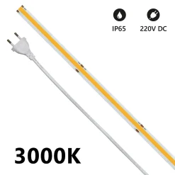 Bande LED COB IP65 monochrome 5m 14W/MT 220V 6000K