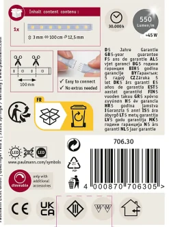 Bande led MAxLED 500 modulable 1m pour corniche éclairage indirect