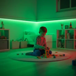 Bande LED RGB 24 V 10 W/m 800 lm/m IP20 avec contrôleur alimentation et télécommande rouleau 10 m VICTORY-10 HOROZ