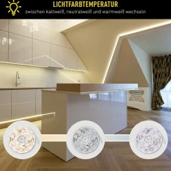 Bande LED RGB d'intérieur avec scénario lumineux L : 5 m