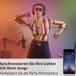 Bande LED RGB 20M avec télécommande et application pour décoration intérieure et extérieure