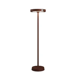 Barbell Solar RF - Lampadaire LED rechargeable solaire 65W - Lampadaire d'extérieur 3 hauteurs 156-113-70 cm Corten