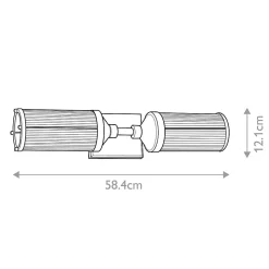 Barre lumineuse Paulson 2 lumières