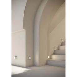 Beneito & Faure - Spot mural encastré LED Artis Sq 4,5W - Spot mural carré IP66 avec interrupteur 2700 K/3200 K/4000K