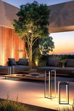 Bientôt lanterne solaire LED anthracite 2,2w IP54 h. 52,5 cm