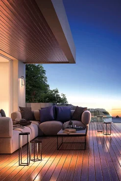 Bientôt lanterne solaire LED anthracite 2,2w IP54 h. 32,5 cm