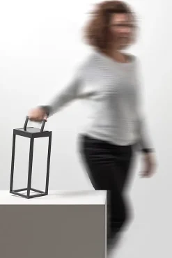 Bientôt lanterne solaire LED anthracite 2,2w IP54 h. 32,5 cm