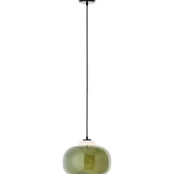 BLOP Suspension vert, verre/métal, E27 60W ampoule non incluse