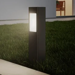 Borne Davern LED intégrée 1000lm 10W IP65 GoodHome noir